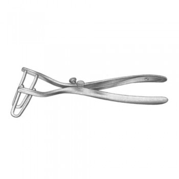 Sims (Schulze-Bergmann) Rectal Speculum With Fiber Optic Illumination Stainless Steel, 22 cm - 8 3/4" 